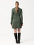Taylor Mini Dress - Smokey Green