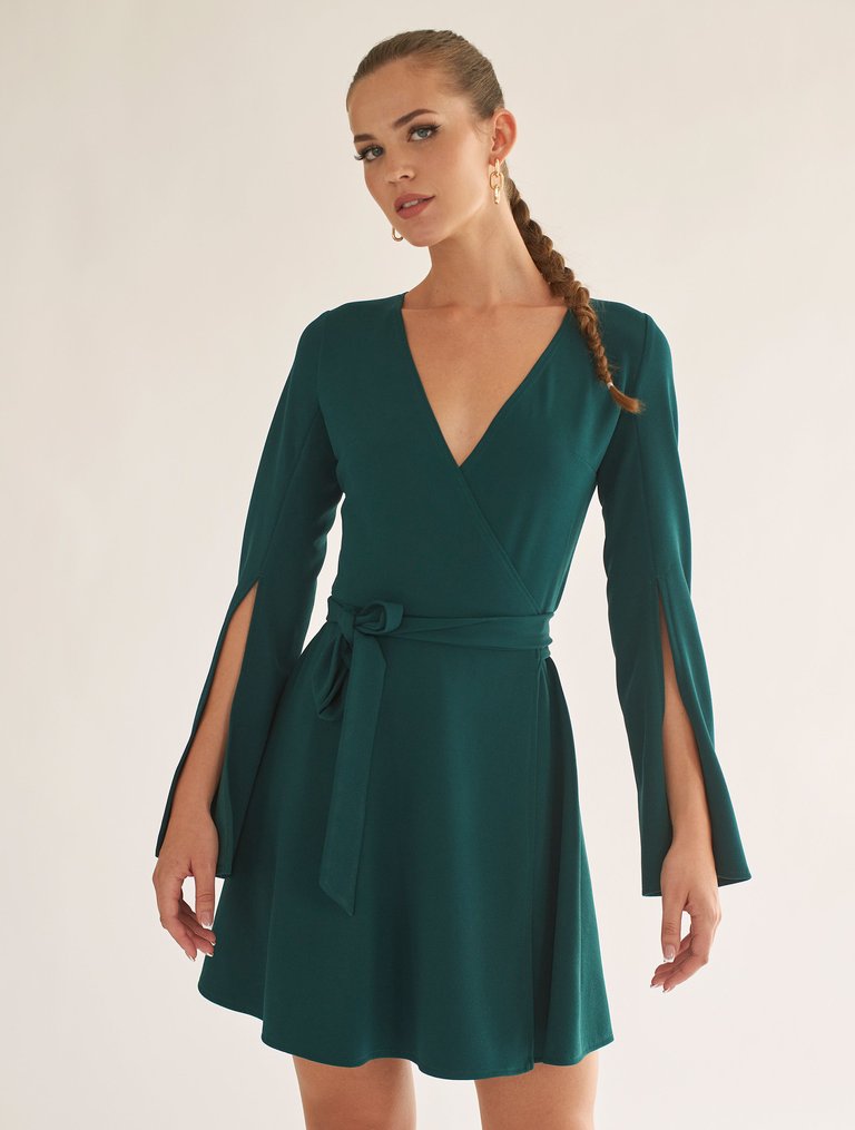 Tina Dress - Emerald Green - Emerald Green
