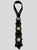 Crystal Argyle Classic Necktie - Black-Multi
