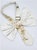 Crystal Jenny Bow Tie - Ivory Floral Embroidery