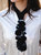 Floral Embroidered Petite Necktie