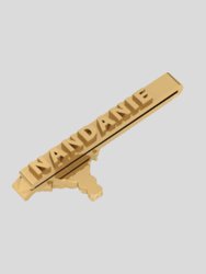 Gold Elephant Tie Bar