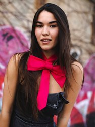 Hot Pink Grace Bow Tie