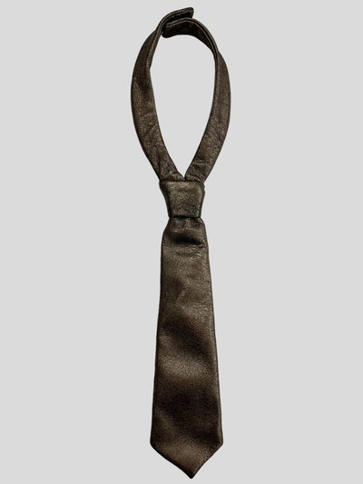 NANDANIE Metallic Leather Petite Necktie product