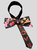 One Of A Kind: Nandanie X Hypnotiq Painted Floral Grace Bow Necktie - Black-Multi