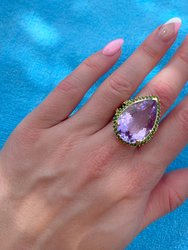 Amethyst Cocktail Ring