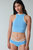 Cropped Bikini Bottom - Tonic Blue