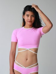 Cropped Top/ Surf Rash Guard