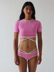 Cropped Top/ Surf Rash Guard