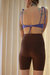 High Rise Biker Short, Chocolate