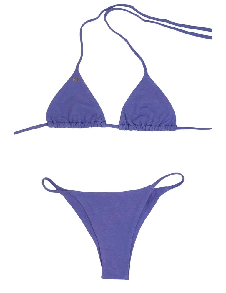 Prism Bikini Top, Lilac - Lilac