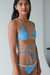 Prism Bikini Top, Tonic Blue