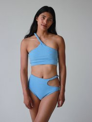Swirl Bikini Top - Tonic Blue