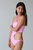 Swirl One Piece Swimsuit, Candy Sky Pink