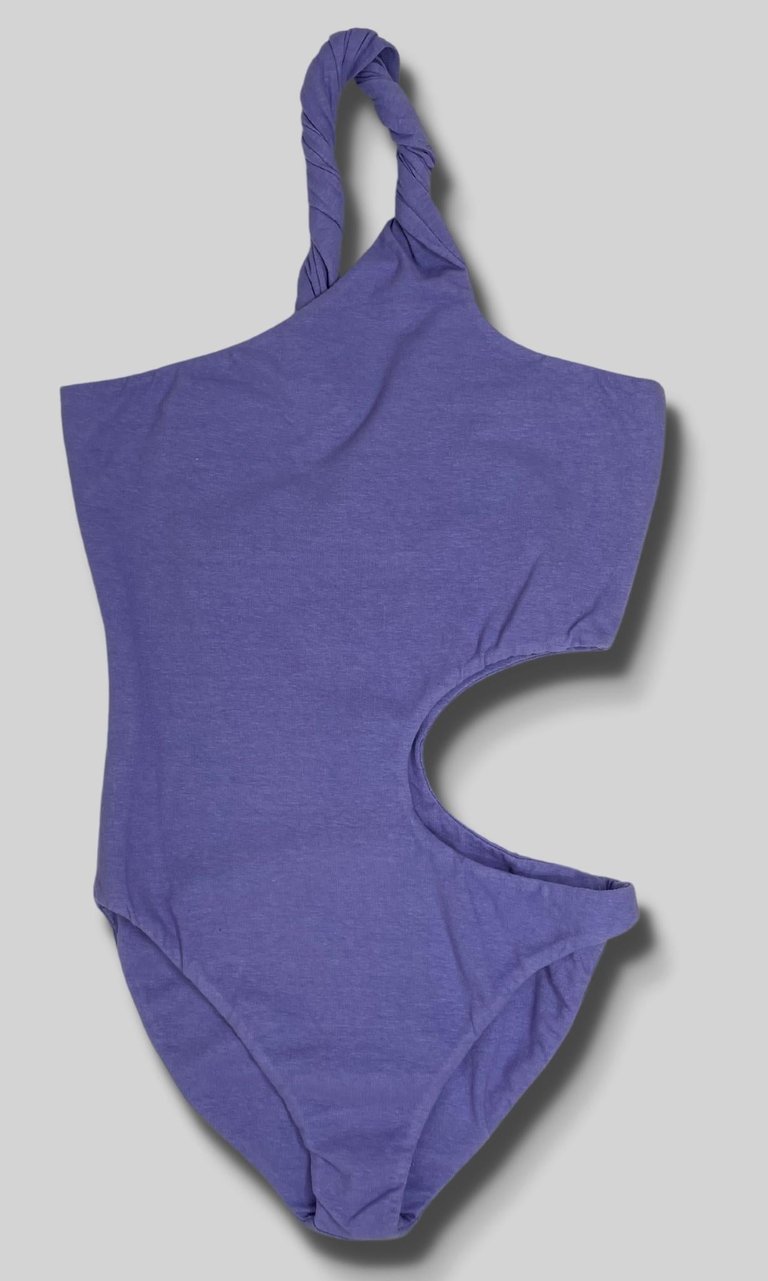 Swirl One Piece Swimsuit, Lilac - Lilac