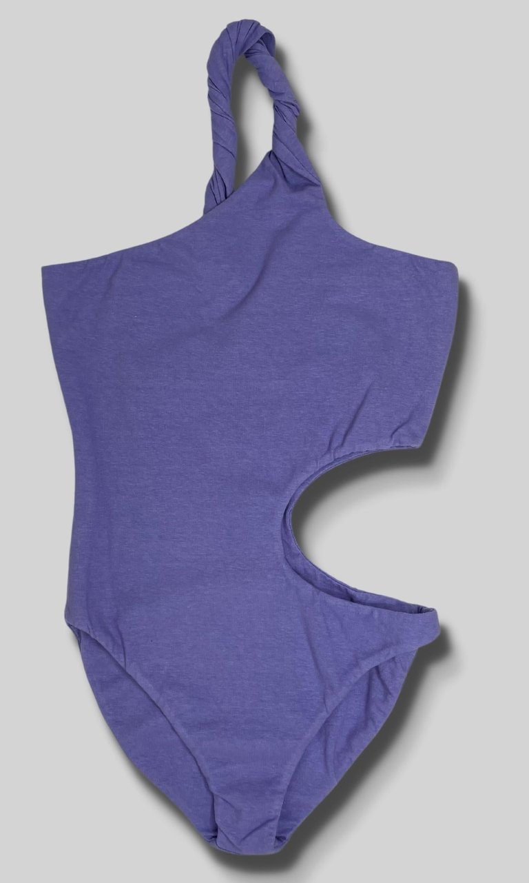 Swirl One Piece Swimsuit, Lilac