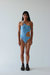 Swirl One Piece Swimsuit, Tonic Blue - Tonic Blue