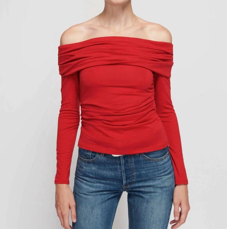 Abana Top In Red - Red