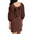 Calissa Dress In Pinot Noir