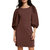 Calissa Dress In Pinot Noir - Pinot Noir