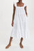 Camille Easy Sundress In White - White