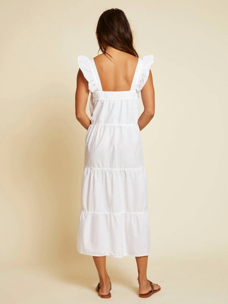 Camille Easy Sundress In White