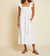 Camille Easy Sundress In White - White