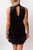 Jett Mock Neck Dress In Black