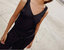 Kyle Tank With Elastic Detail In Black - Black