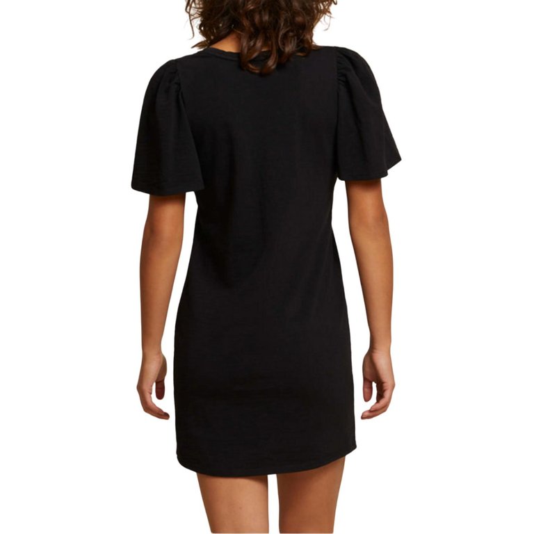 Mallory Dress In Jet Black