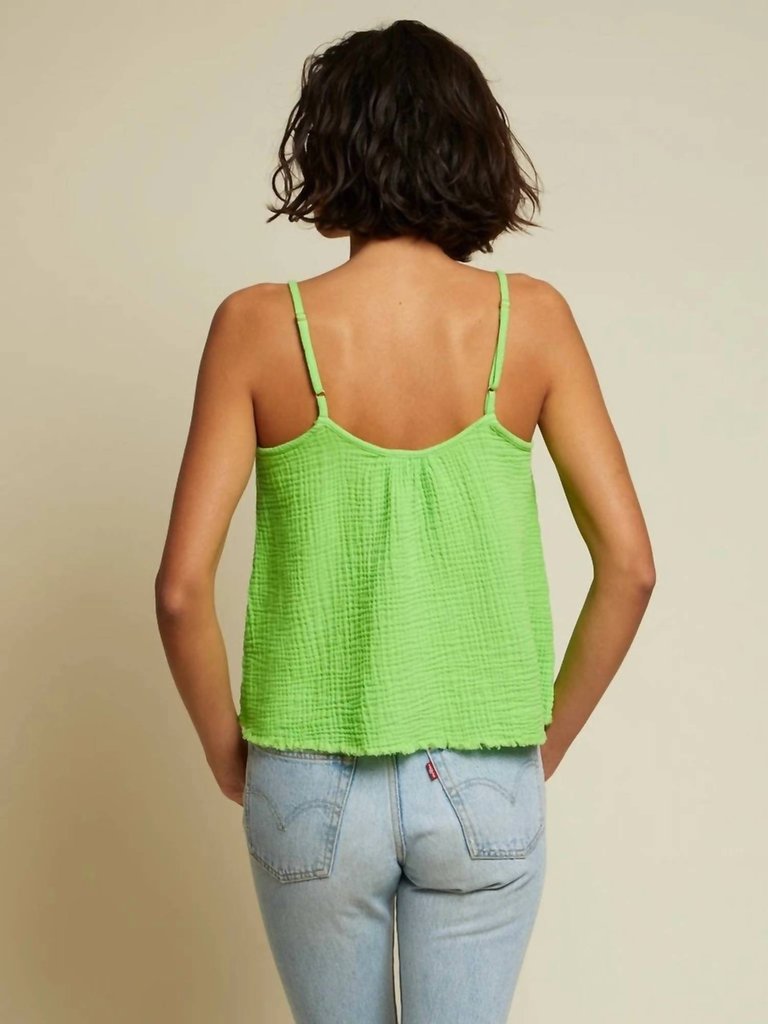 Millie Swing Cami In Acid Green