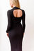 Nicole Turtleneck Dress In Black