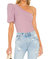 Raina One Shoulder Tee In Lilac - Lilac