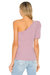 Raina One Shoulder Tee In Lilac