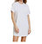 Rowan Short Sleeve Dress In White - White