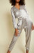 Salma Jumpsuit In Silver - Silver