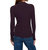 Skylar Snap Up Sweater In Fig Jam