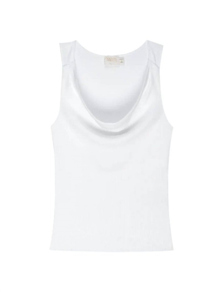 Tarin Tank Top In White - White