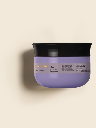 Nativa SPA Lilac Smoothing Whipped Oil Body Cream product