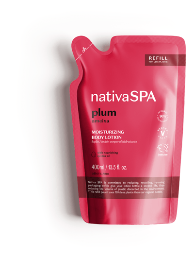 Nativa SPA Plum Replenishing Lotion Refill product