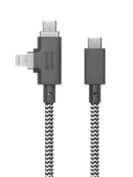 Belt Cable Duo Pro 240W - USB-C To USB-C & Lightning