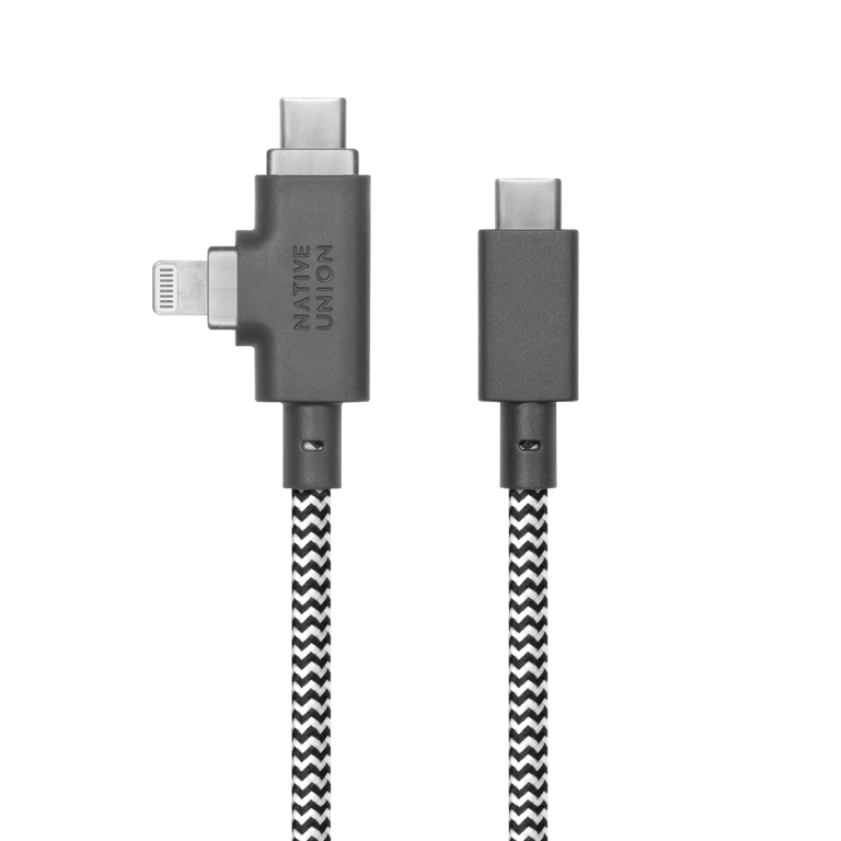Belt Cable Duo Pro 240W - USB-C To USB-C & Lightning