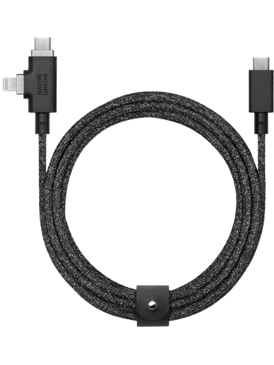 Native Union Belt Cable Duo Pro 240W - USB-C To USB-C & Lightning product