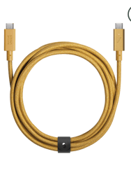 Belt Cable Pro 240 W (USB-C to USB-C) - Kraft