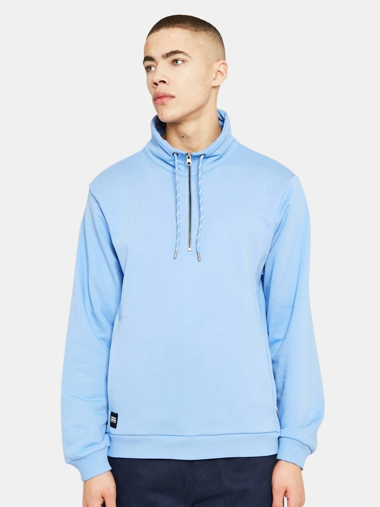 Monsanto 1/2 Zip Sweater - Blue