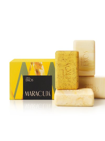 natura Ekos Maracujá Creamy & Exfoliating Monopack Bar Soap Set product