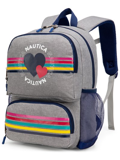 Nautica Kids Backpack for School | Hearts | 16" Tall product