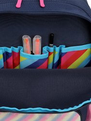 Kids Backpack for School | Retro Rainbow | 16" Tall
