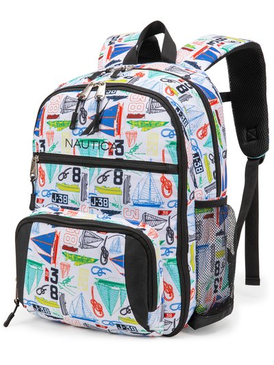 Nautica Kids Backpack for School | Sailboats | 16" Tall product