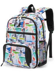 Kids Backpack for School | Sailboats | 16" Tall - Sailboats